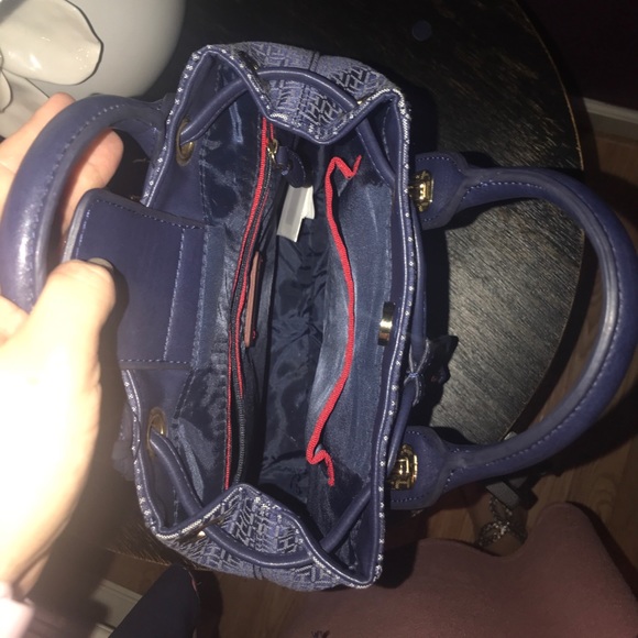 Tommy Hilfiger Navy Backpack Purse NWT - Picture 7 of 7